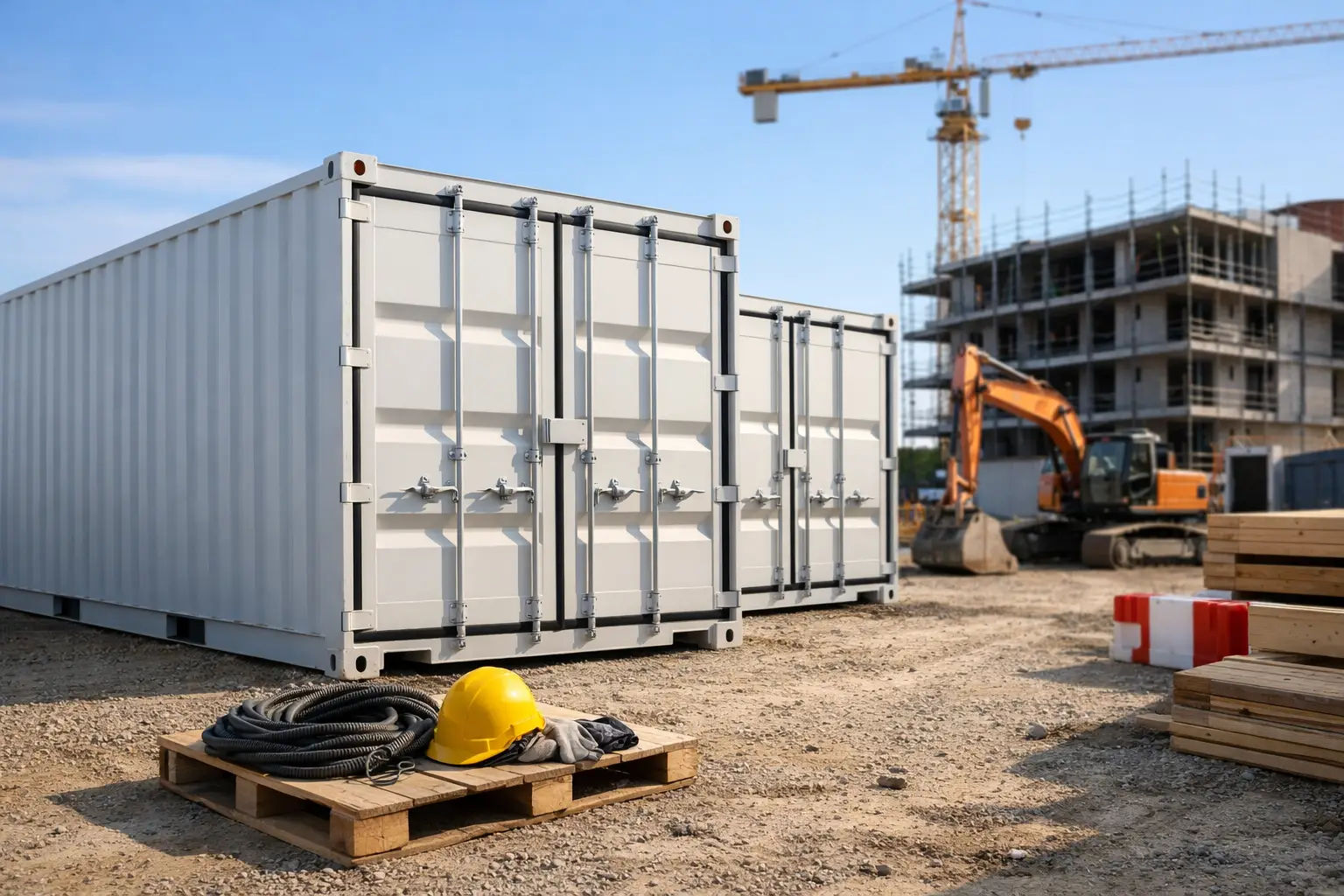 Construction Job Site Storage Containers