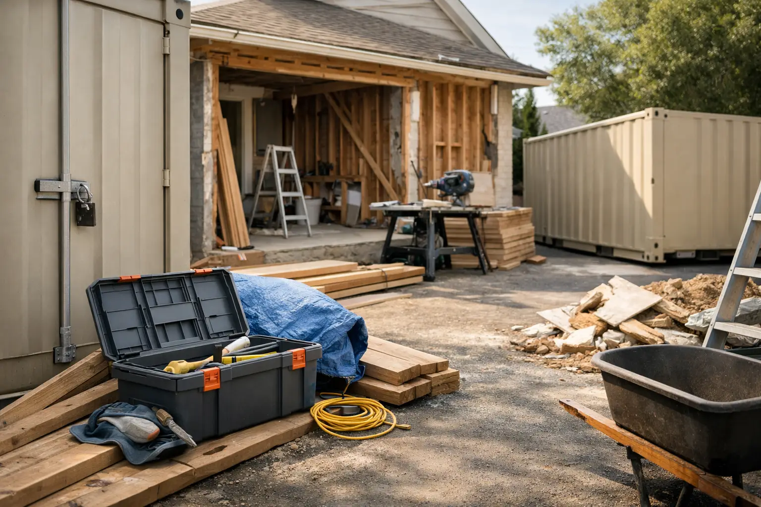 Onsite Storage for Home Renovation: What Works