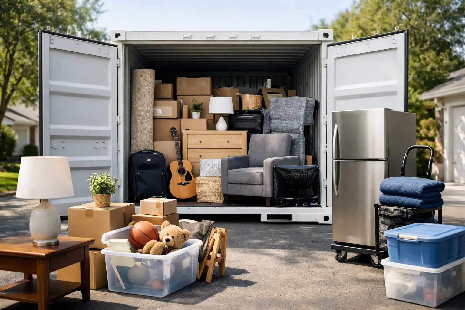 What Fits in a Moving Container?