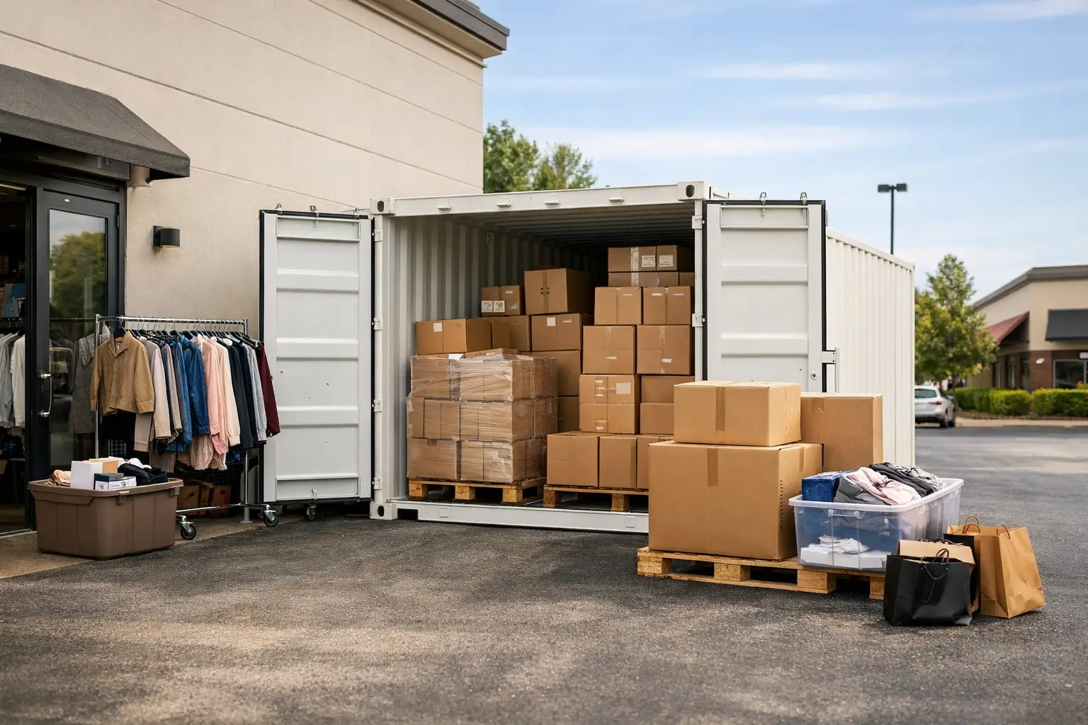 When an Onsite Container for Retail Overflow Fits