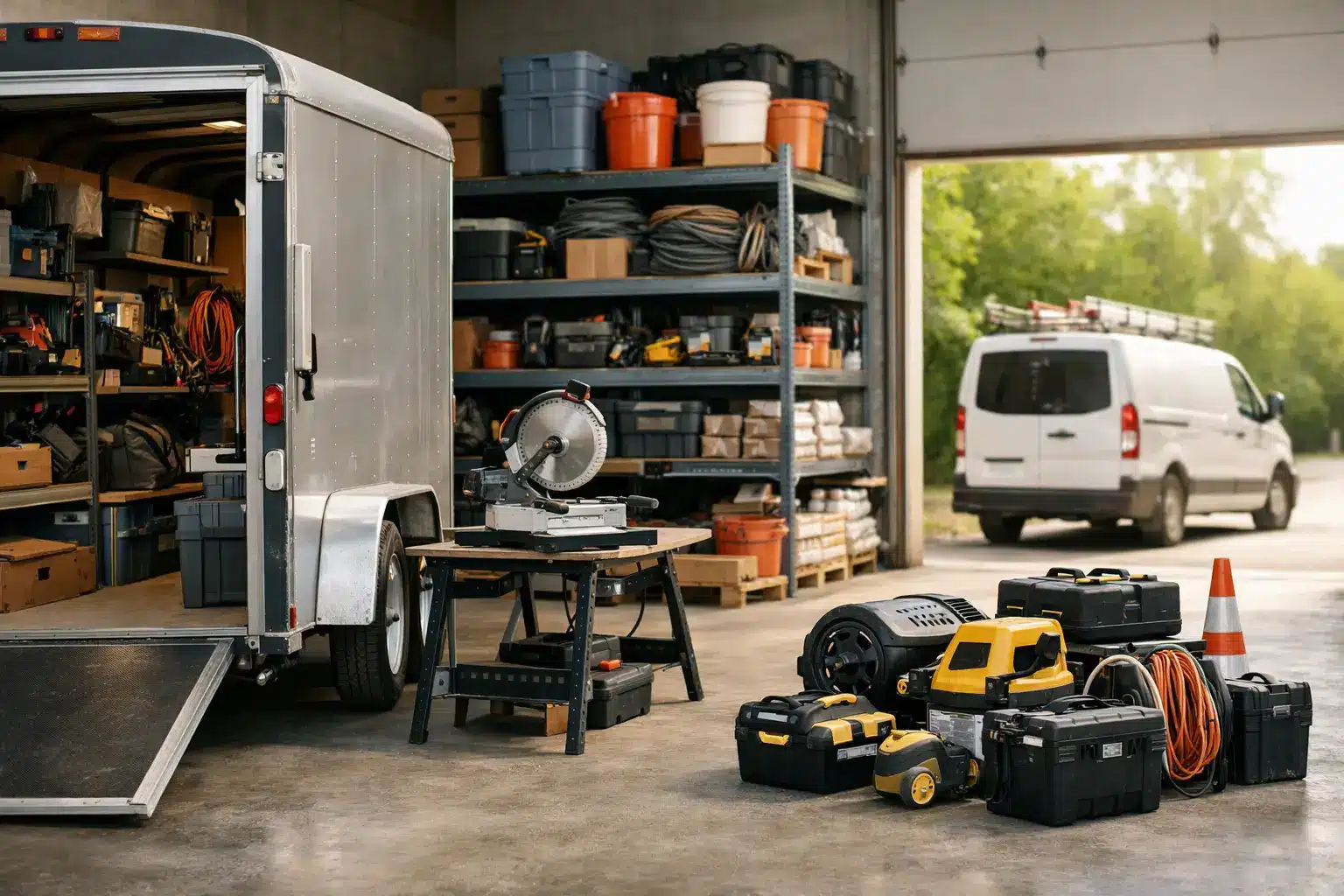 A Contractor Storage Example for Busy Jobs
