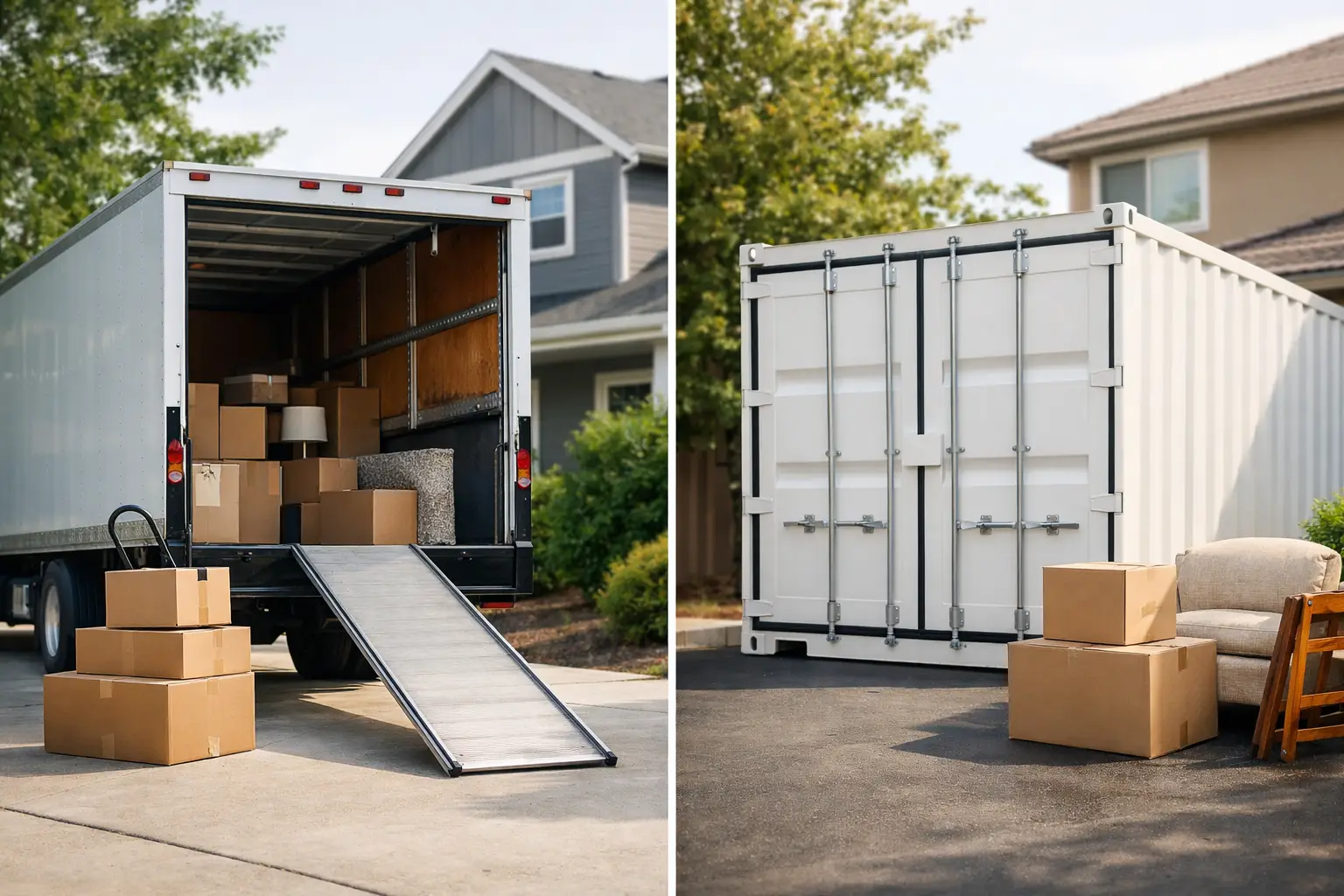 Moving Truck or Storage Container: Which Fits?