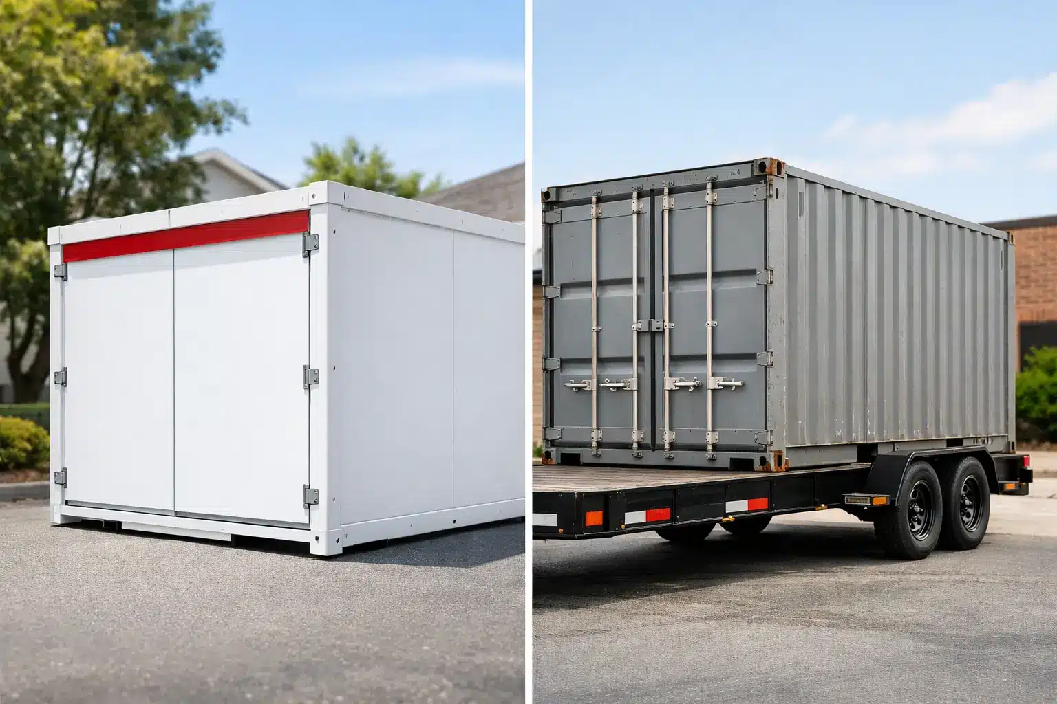PODS Versus Local Containers for Moving and Storage