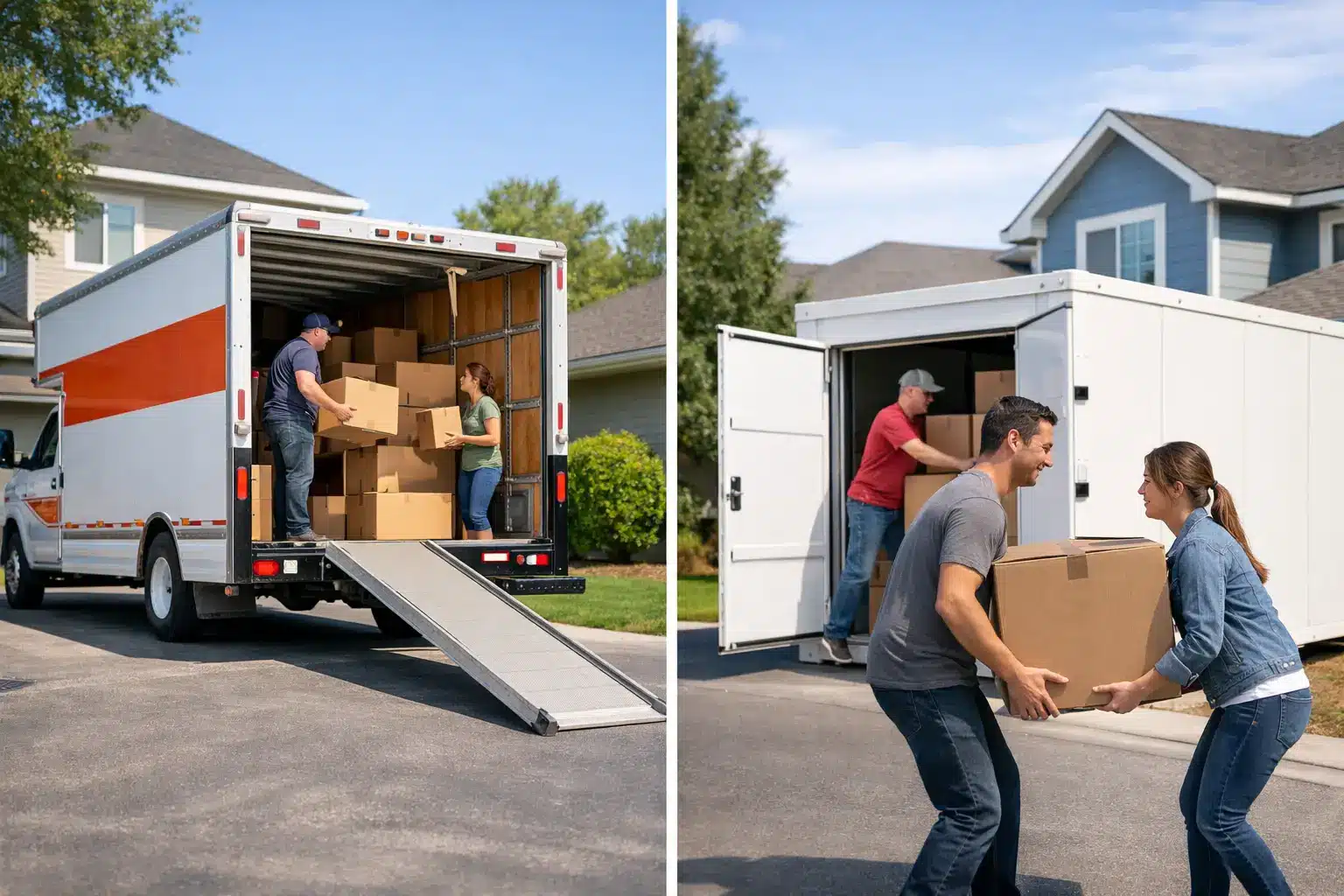 U-Haul Versus Moving Containers Compared