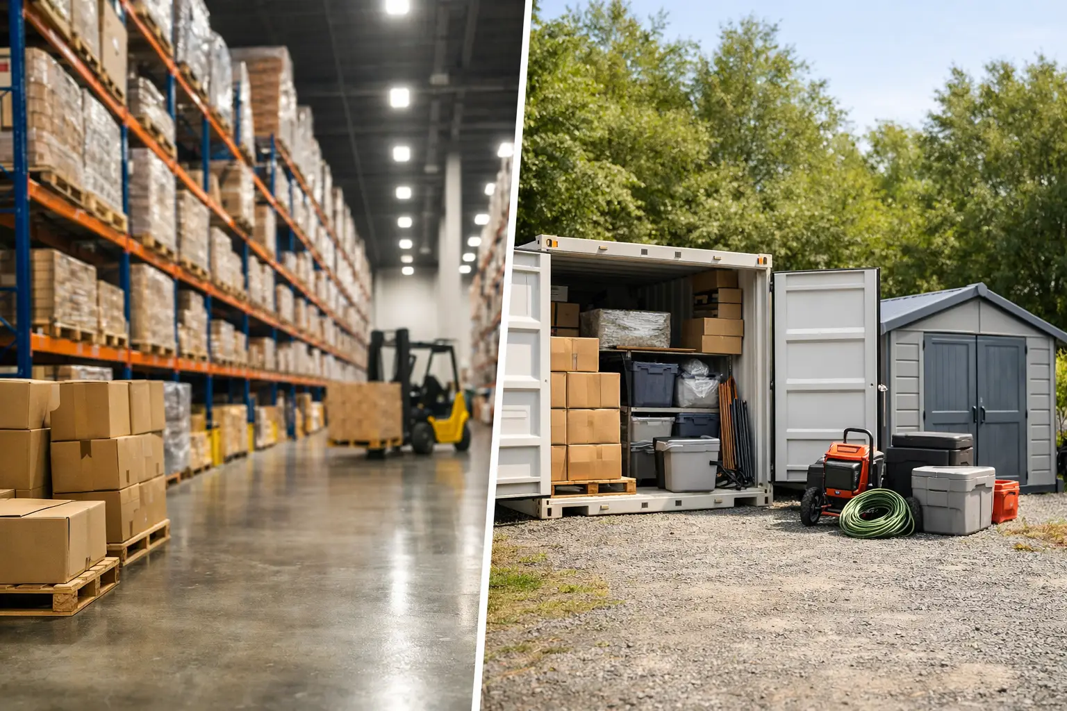 Warehouse Versus Onsite Storage Choices