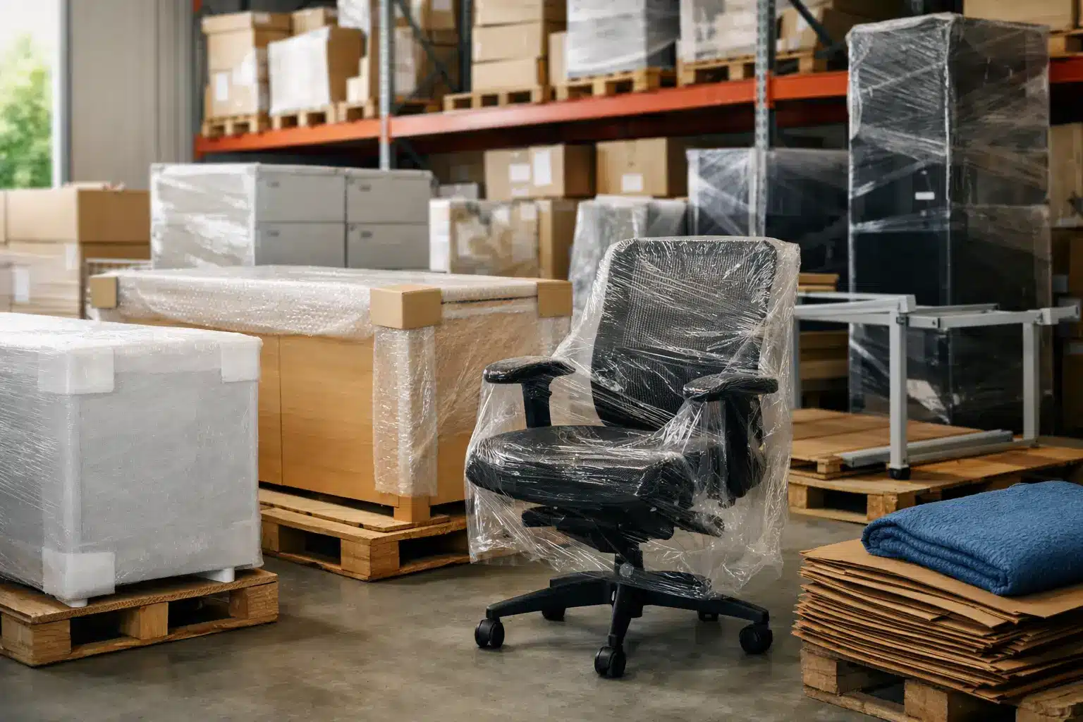 How to Store Office Furniture Without Damage