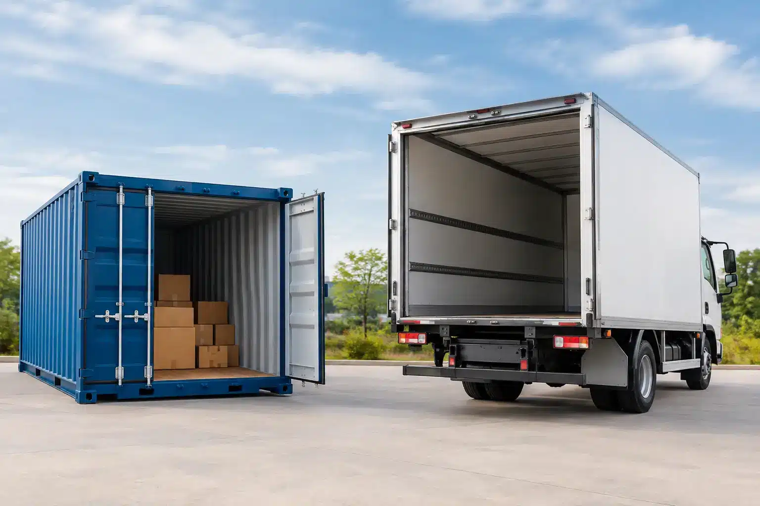 Portable Containers Versus Rental Trucks